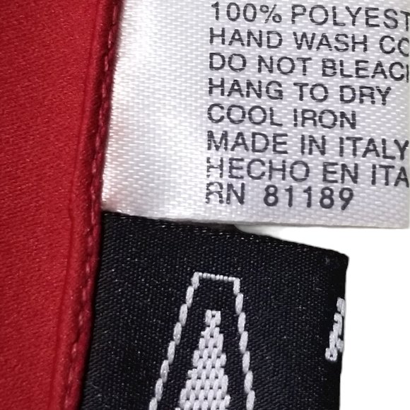 Vintage Italian Scarf Gold Jewels on Red A. Brod Classic Design Ladies Accessory - Picture 7 of 13